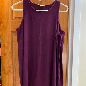 Cold shoulder sweater